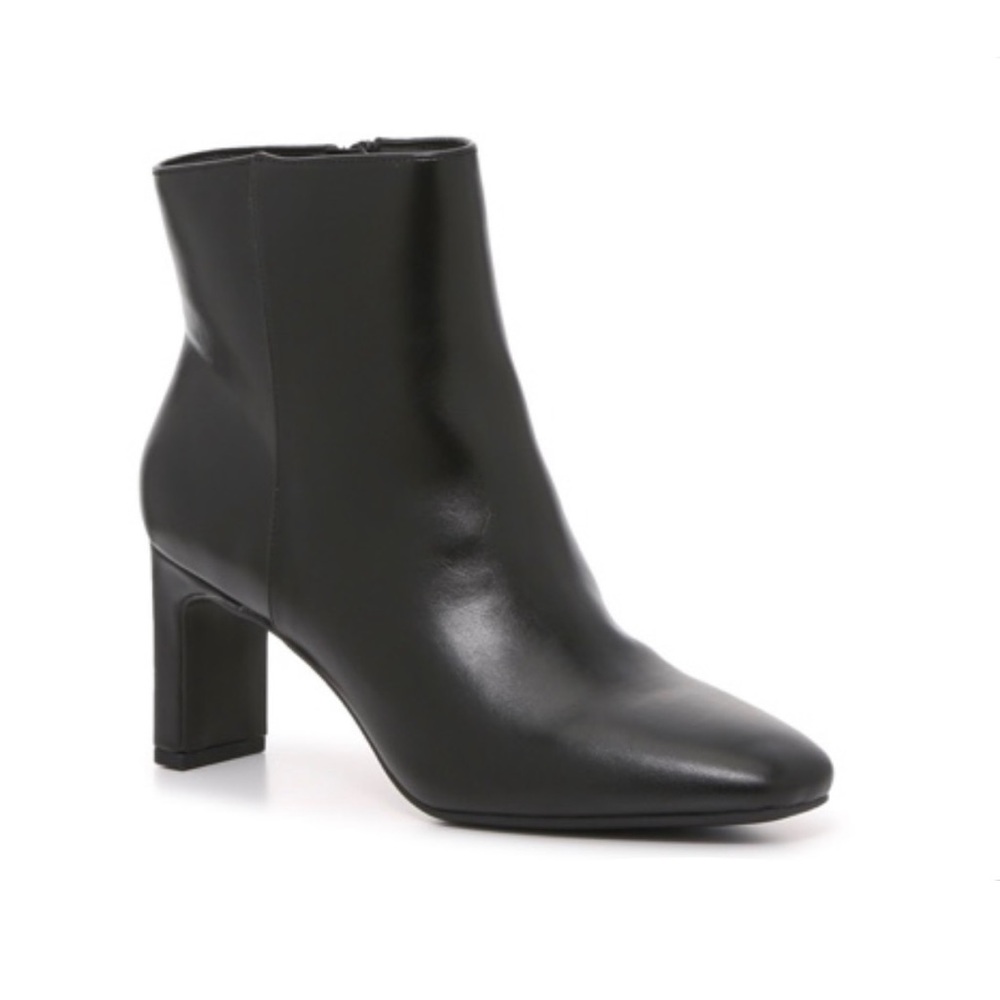 Kelly & Katie Black Faux Leather Booties